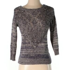 Elementz heathered space dyed unique sweater